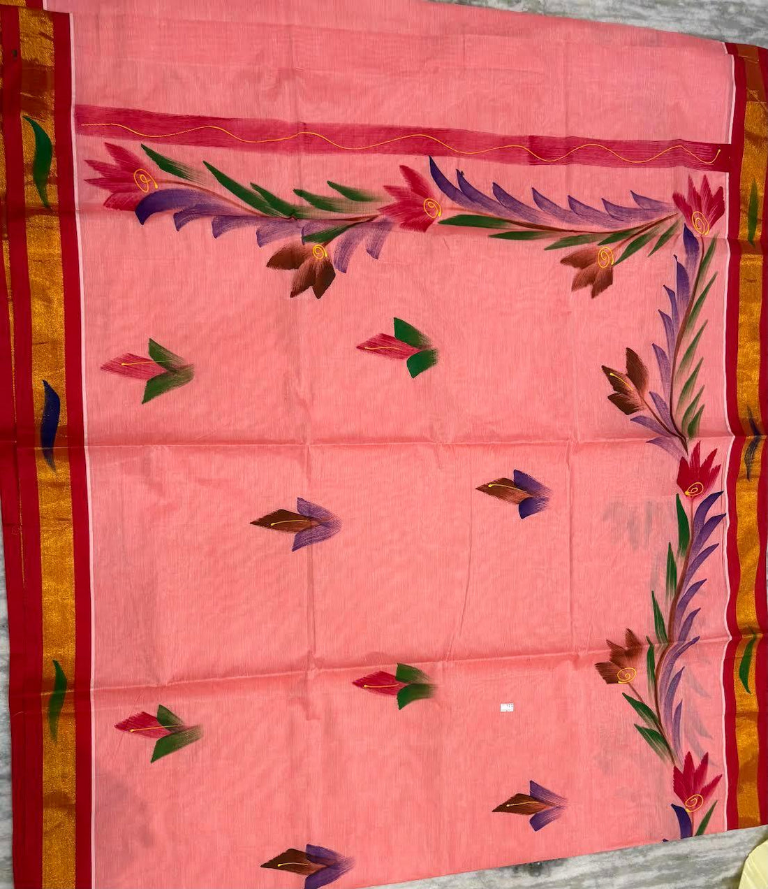 Mangalagiri Cotton Sarees Online – Authentic Handloom Elegance - pochampallysarees.com