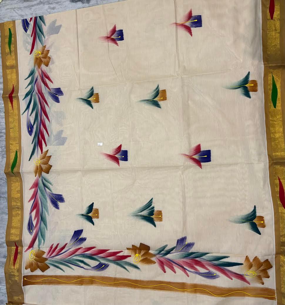 Mangalagiri Cotton Sarees Online – Authentic Handloom Elegance - pochampallysarees.com