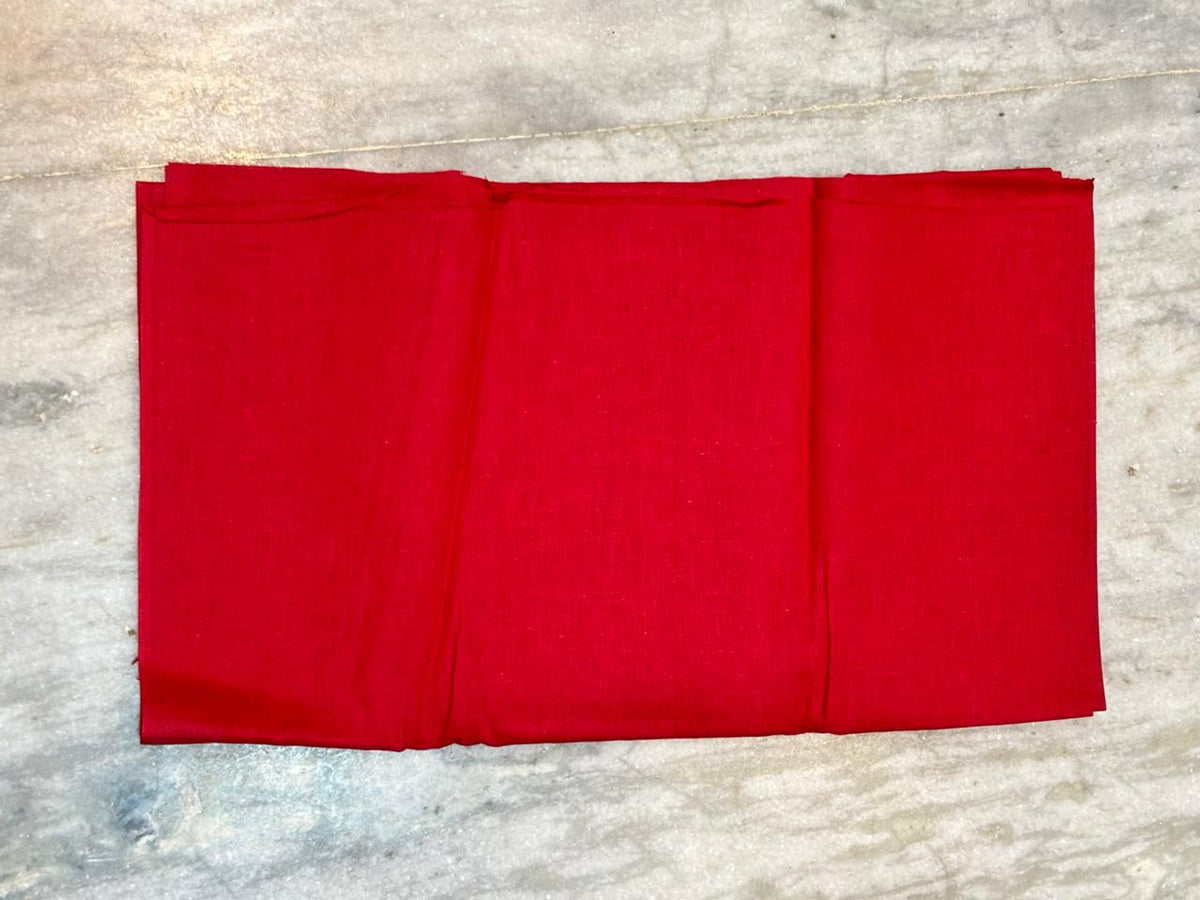 IKAT COTTONBLACK WITH RED COLOR SUITE -C42
