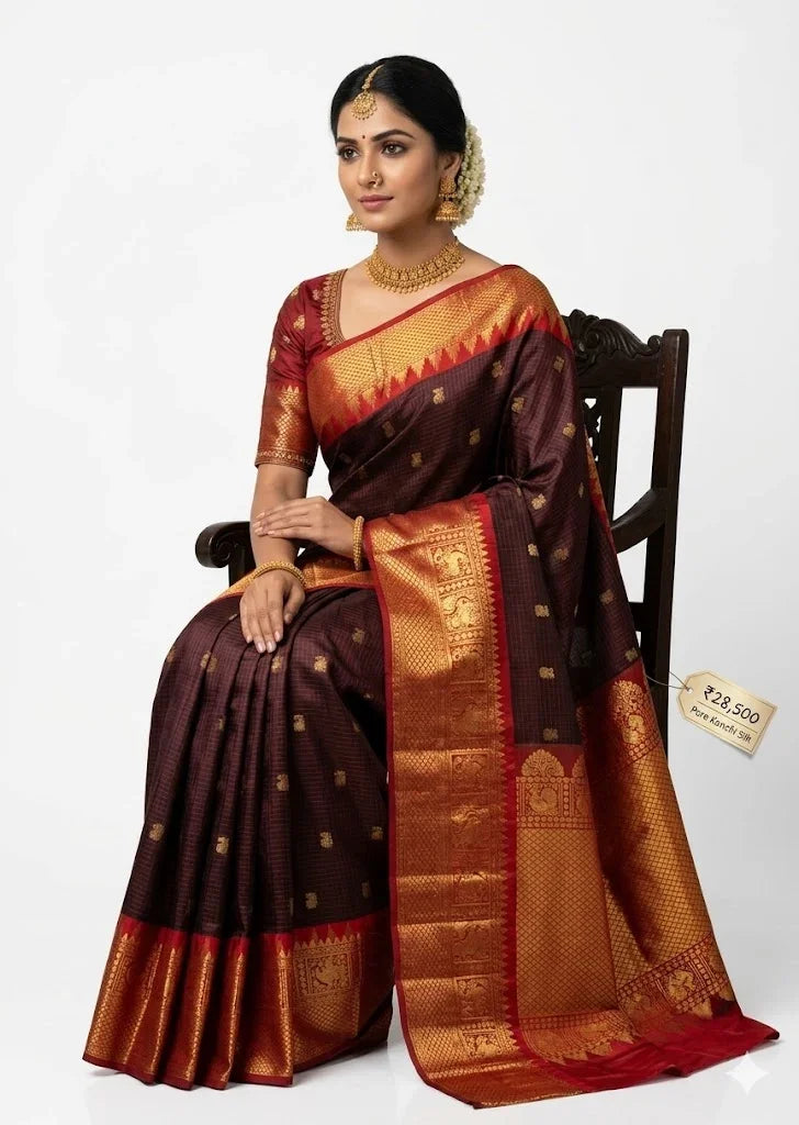 Gadwal Silk Sarees: Elegant Handloom Classics for Every Occasion - pochampallysarees.com