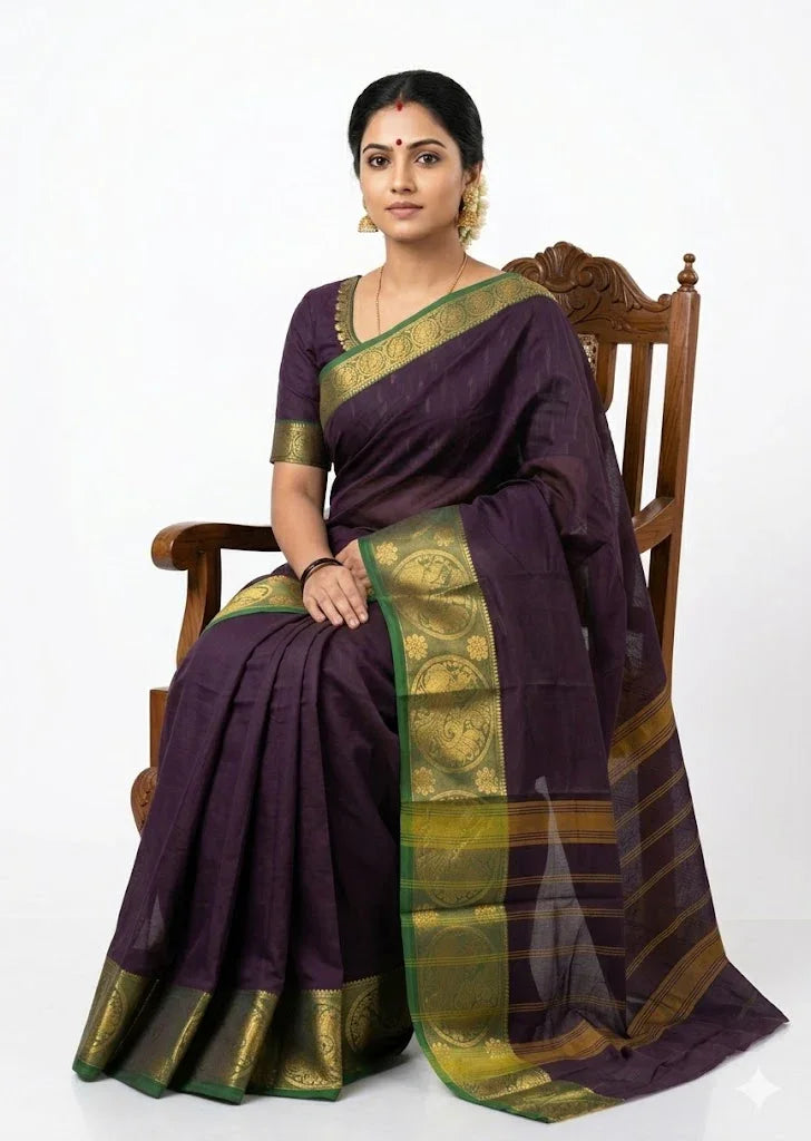PURE NARAYANPET COTTON PLAIN - pochampallysarees.com