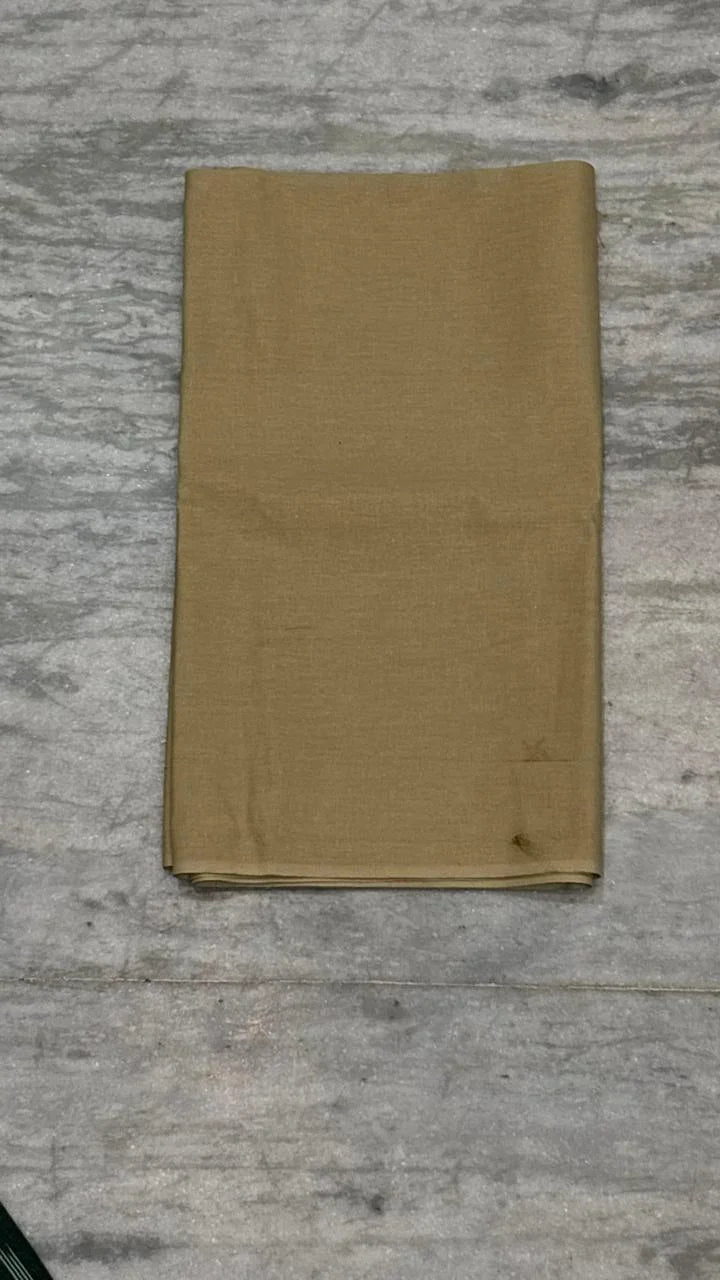 Pure Handloom Patola Ikat Deep Green and Terracotta Unstitched Suit Set - pochampallysarees.com