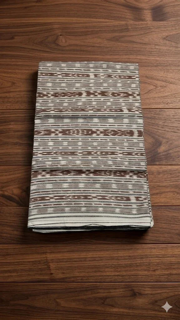 Authentic Handwoven Sambalpuri Ikat Cotton Fabric - pochampallysarees.com
