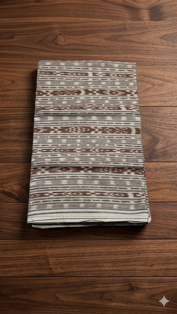 Authentic Handwoven Sambalpuri Ikat Cotton Fabric