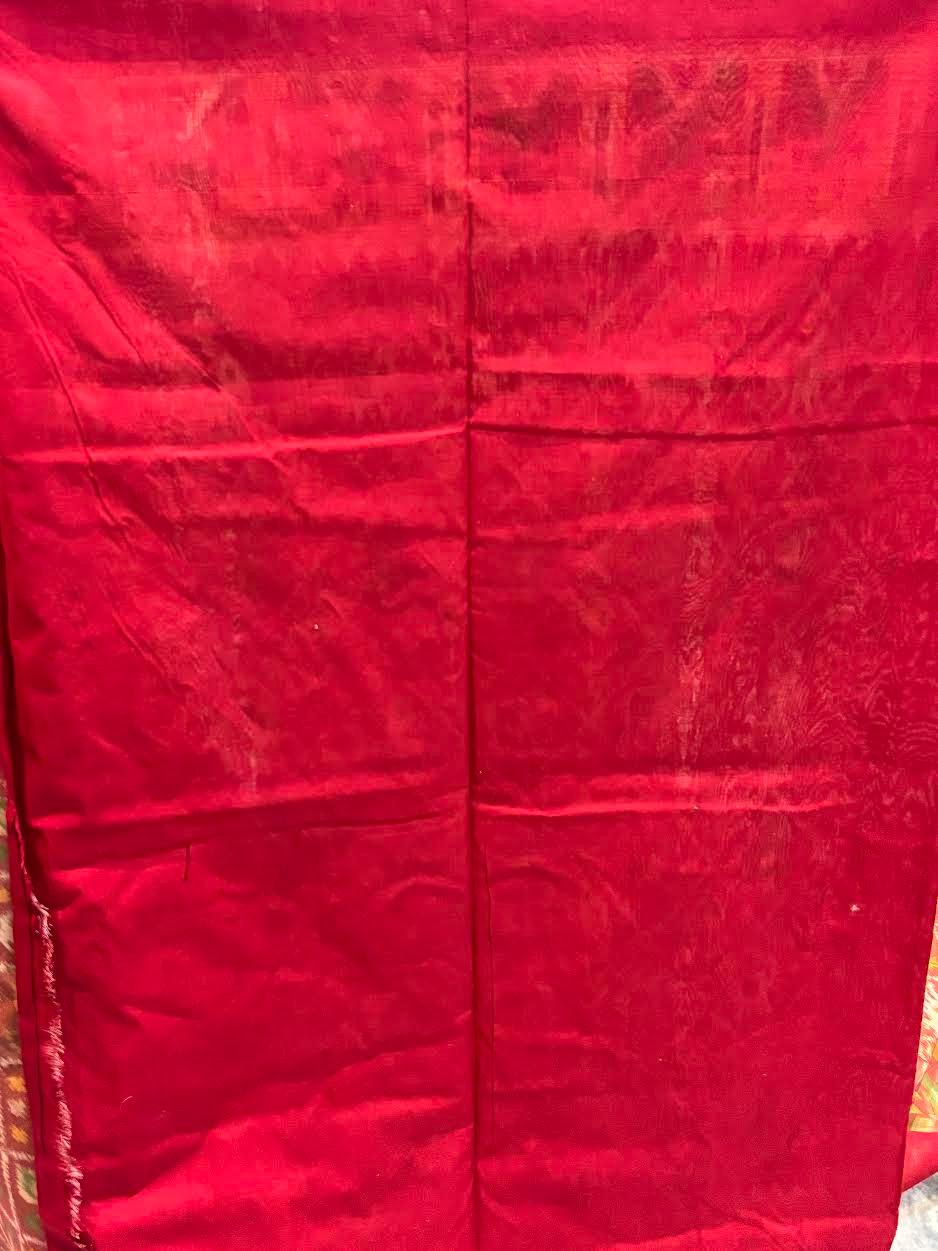 Handicraft Pure Soft Cotton Pochampally Ikkat Hand Print Women&