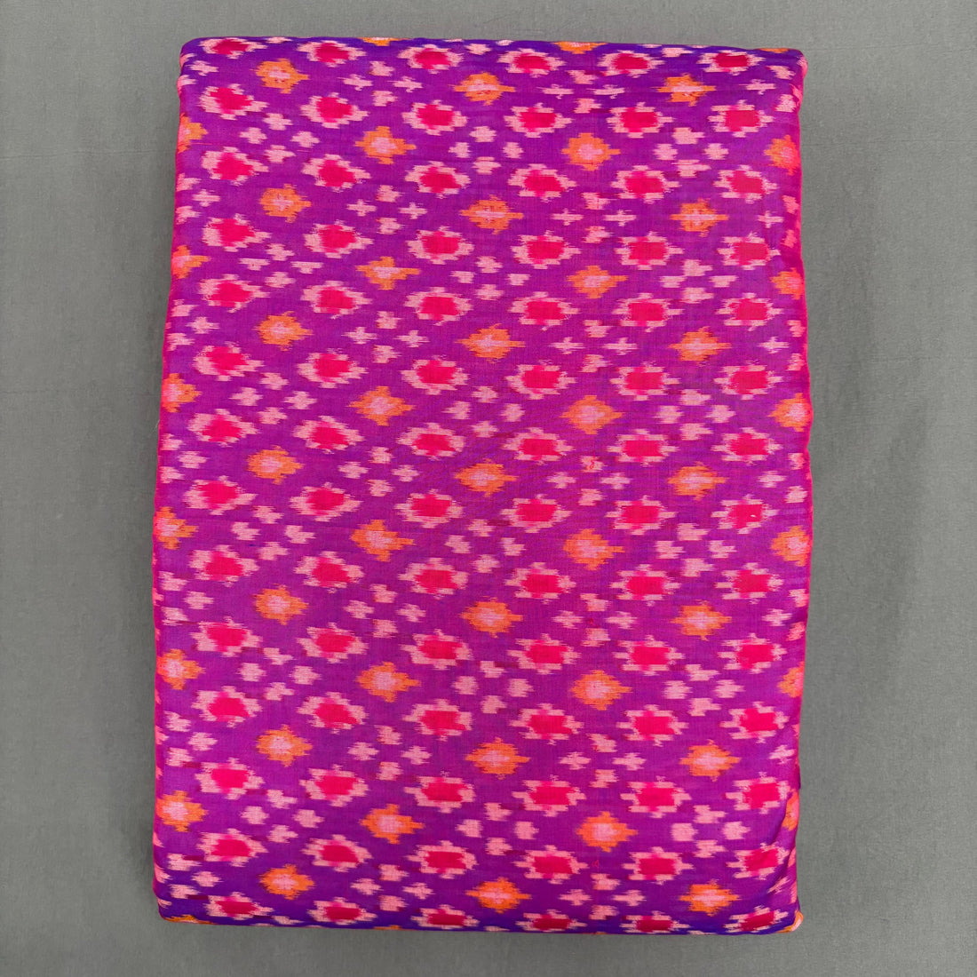 POCHAMPALLY IKKAT SICO PINK COLOR FABRIC - pochampallysarees.com