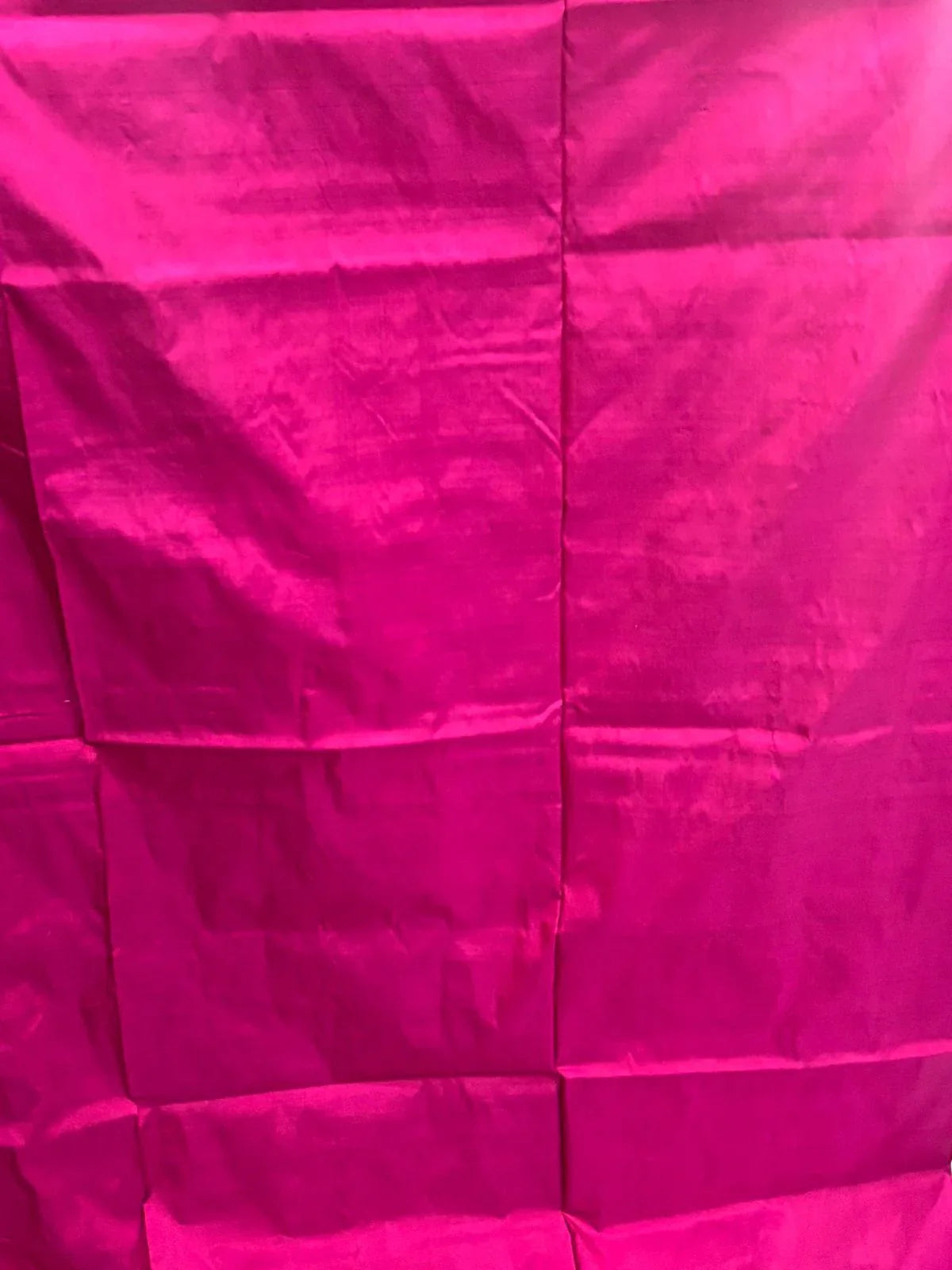 POCHAMPALLY IKKAT SILK PATOLA MIDDLE PINK BORDER AND PALLU PINK WITHOUT ZARI PLAIN DESIGN SAREE - pochampallysarees.com