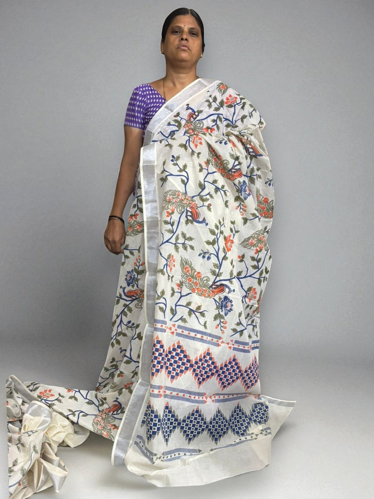 PURE MANGALAGIRI COTTON SAREE