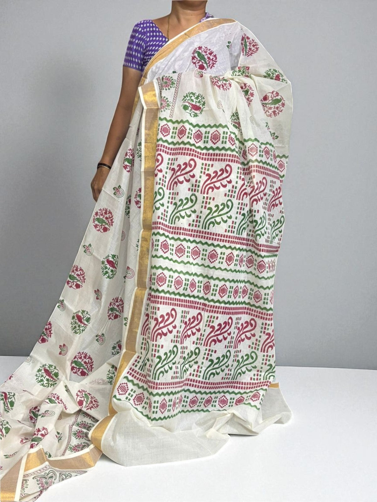 PURE MANGALAGIRI COTTON SAREE