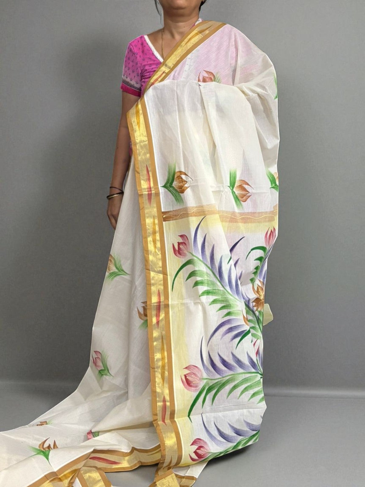 PURE MANGALAGIRI COTTON SAREE