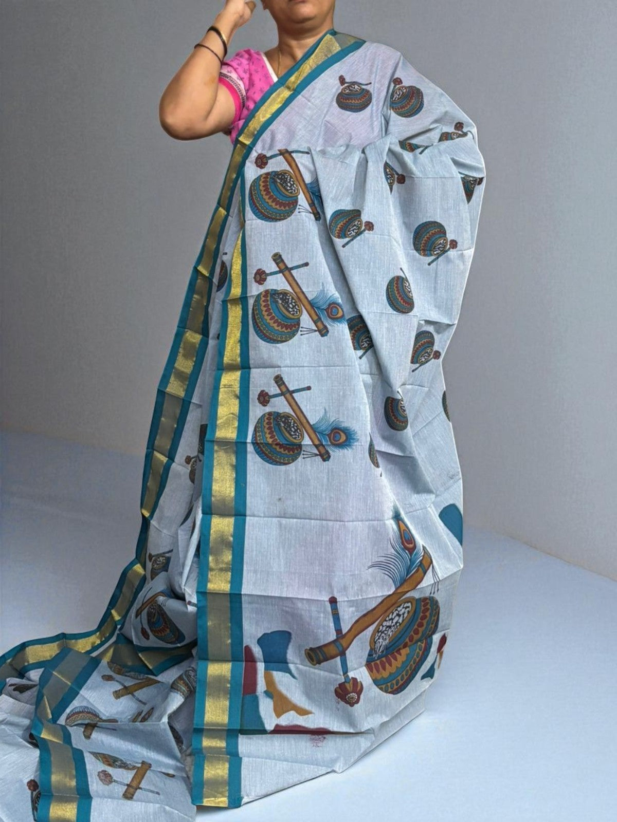 PURE MANGALAGIRI COTTON SAREE