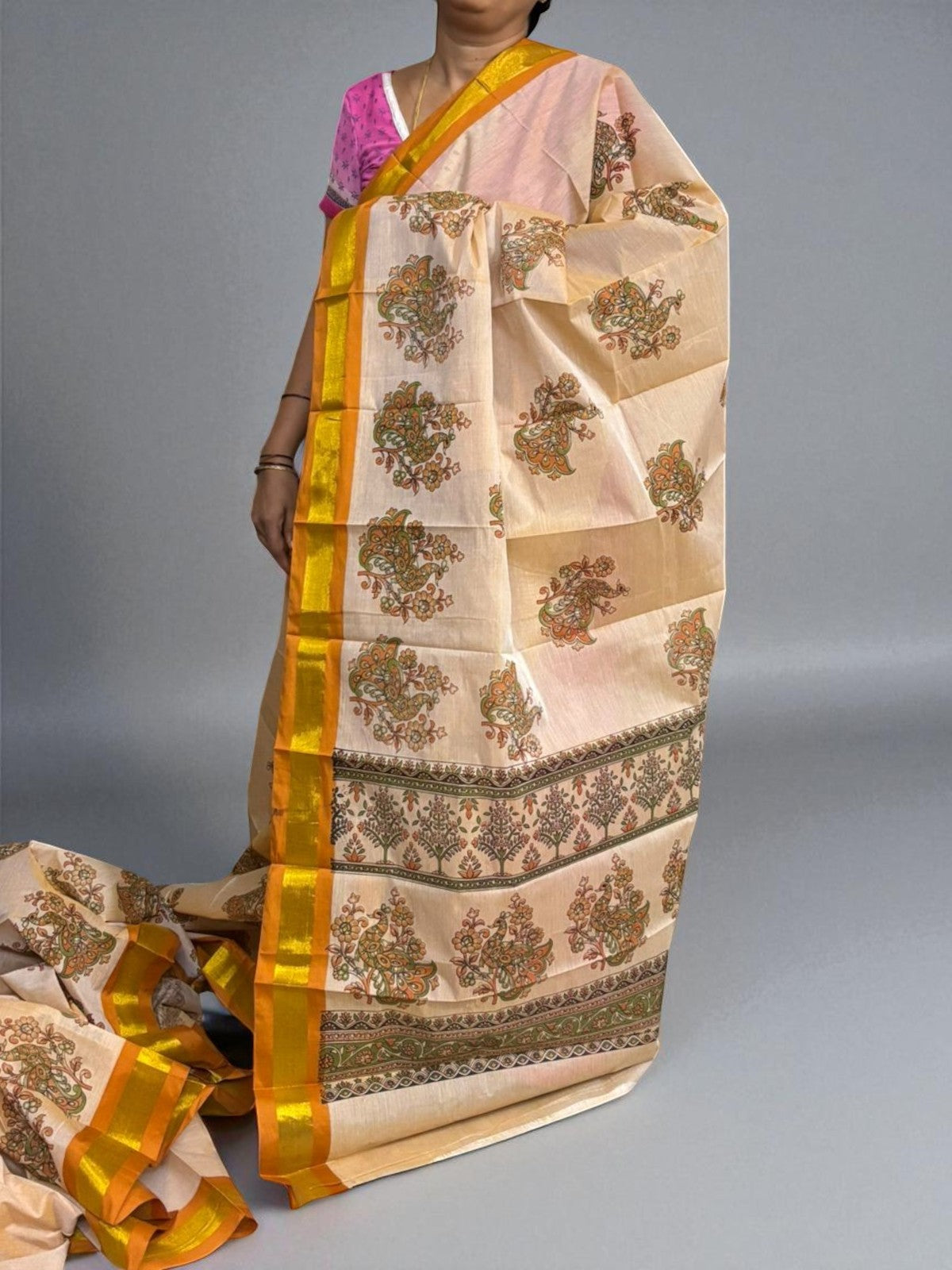 PURE MANGALAGIRI COTTON SAREE