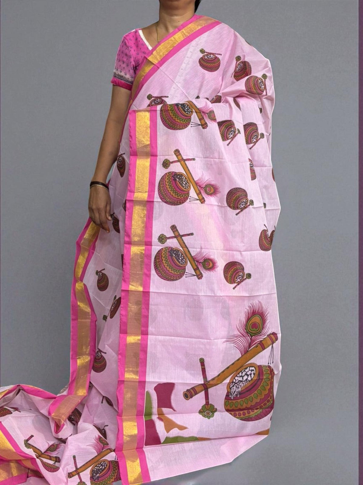 PURE MANGALAGIRI COTTON SAREE