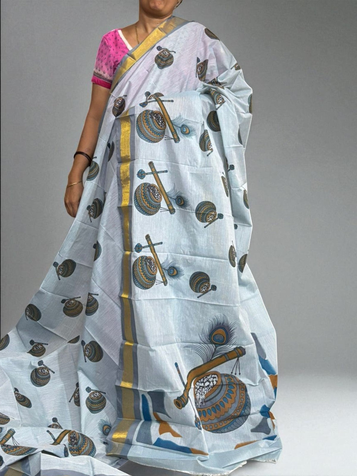 PURE MANGALAGIRI COTTON SAREE
