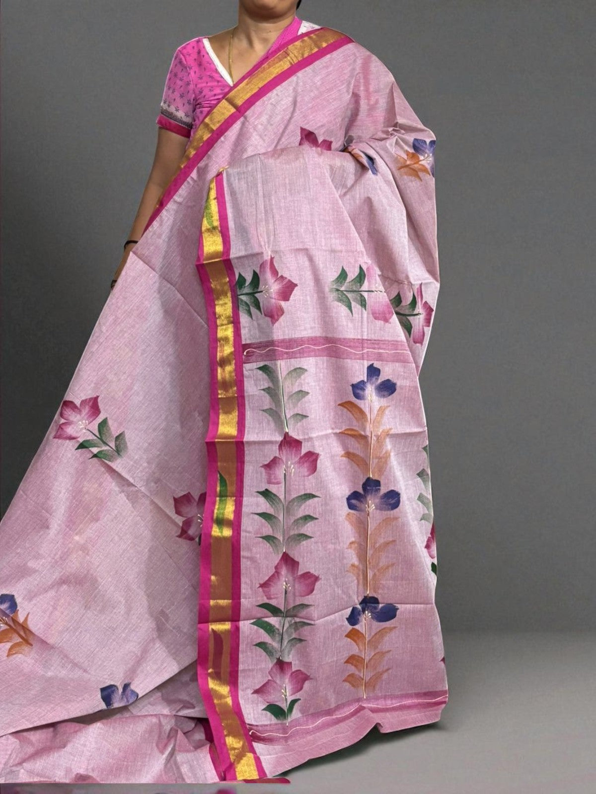 PURE MANGALAGIRI COTTON SAREE