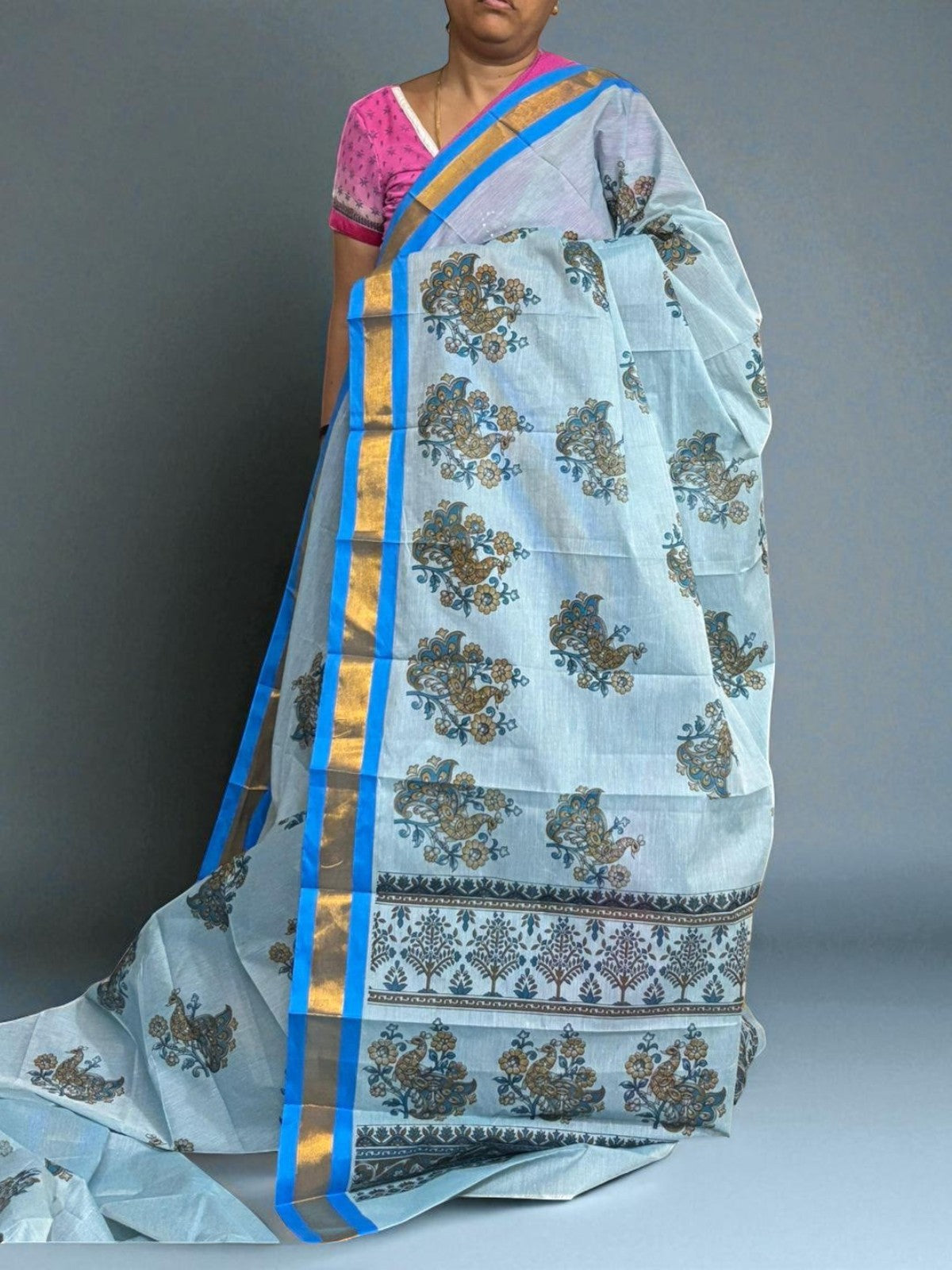 PURE MANGALAGIRI COTTON SAREE