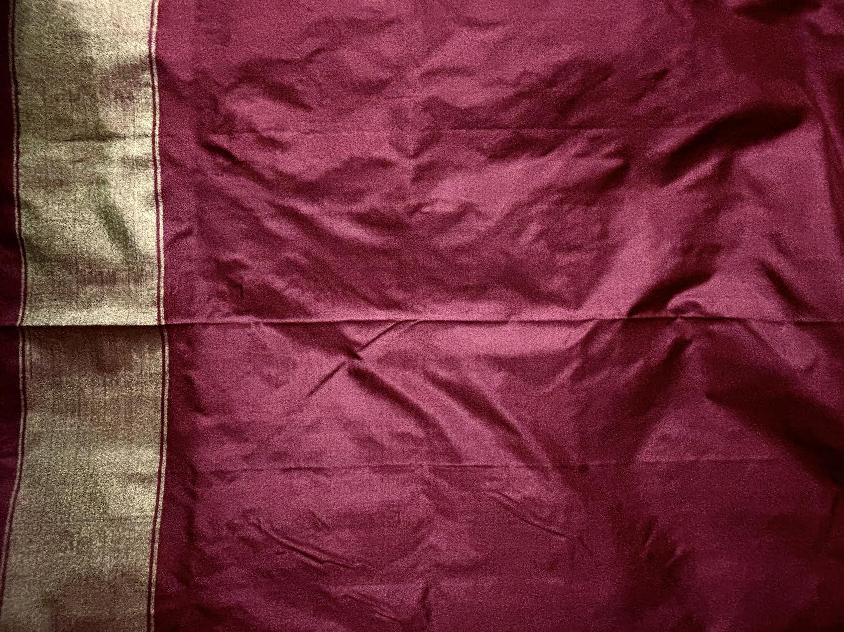 Pure Pochampally Ikkat Silk Patola Maroon Color Saree