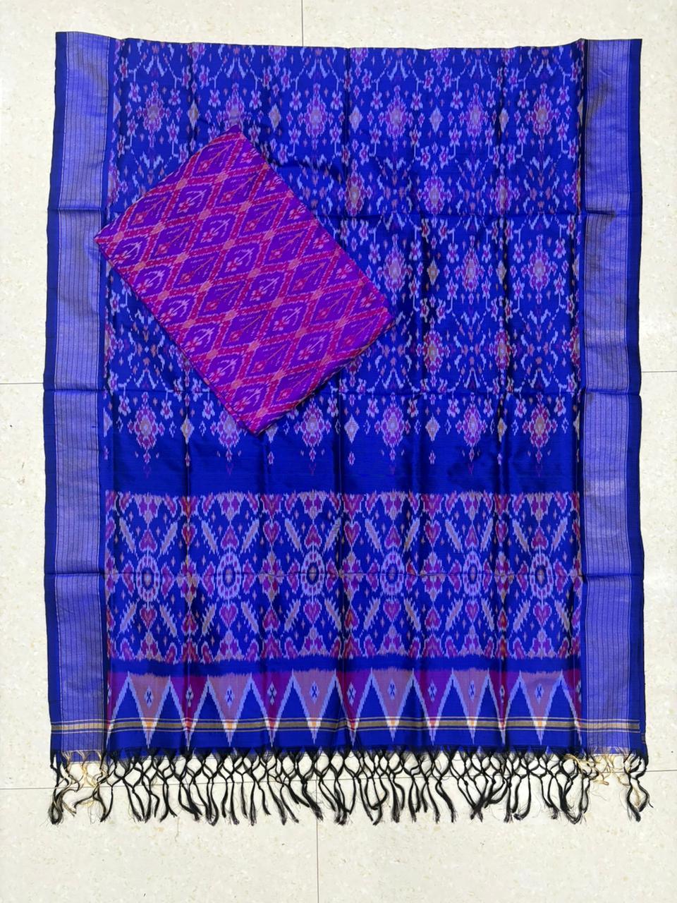 IKKAT SILK SUITE - pochampallysarees.com
