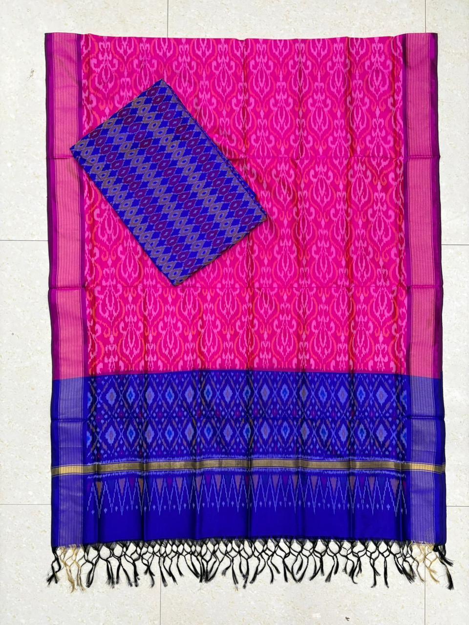 IKKAT SILK SUITE - pochampallysarees.com