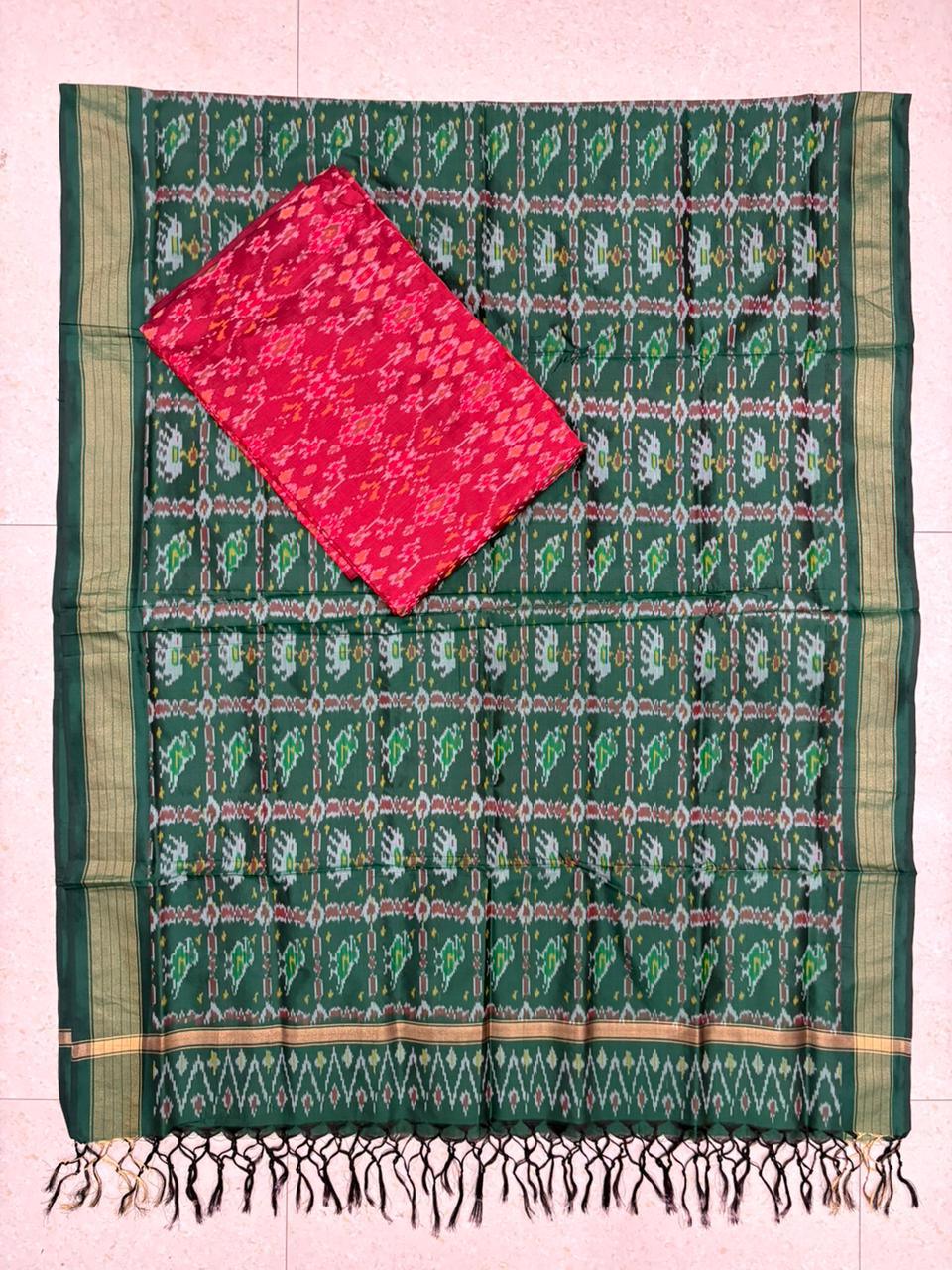 IKKAT SILK SUITE - pochampallysarees.com