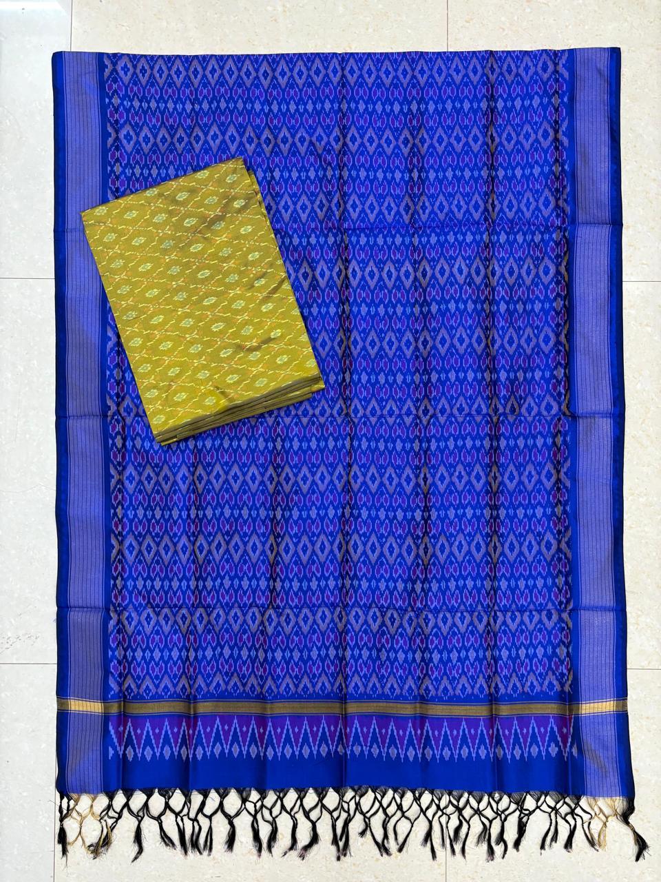 IKKAT SILK SUITE - pochampallysarees.com