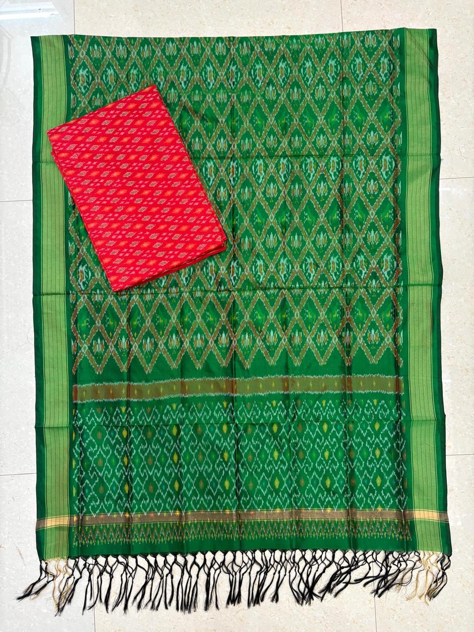 IKKAT SILK SUITE - pochampallysarees.com
