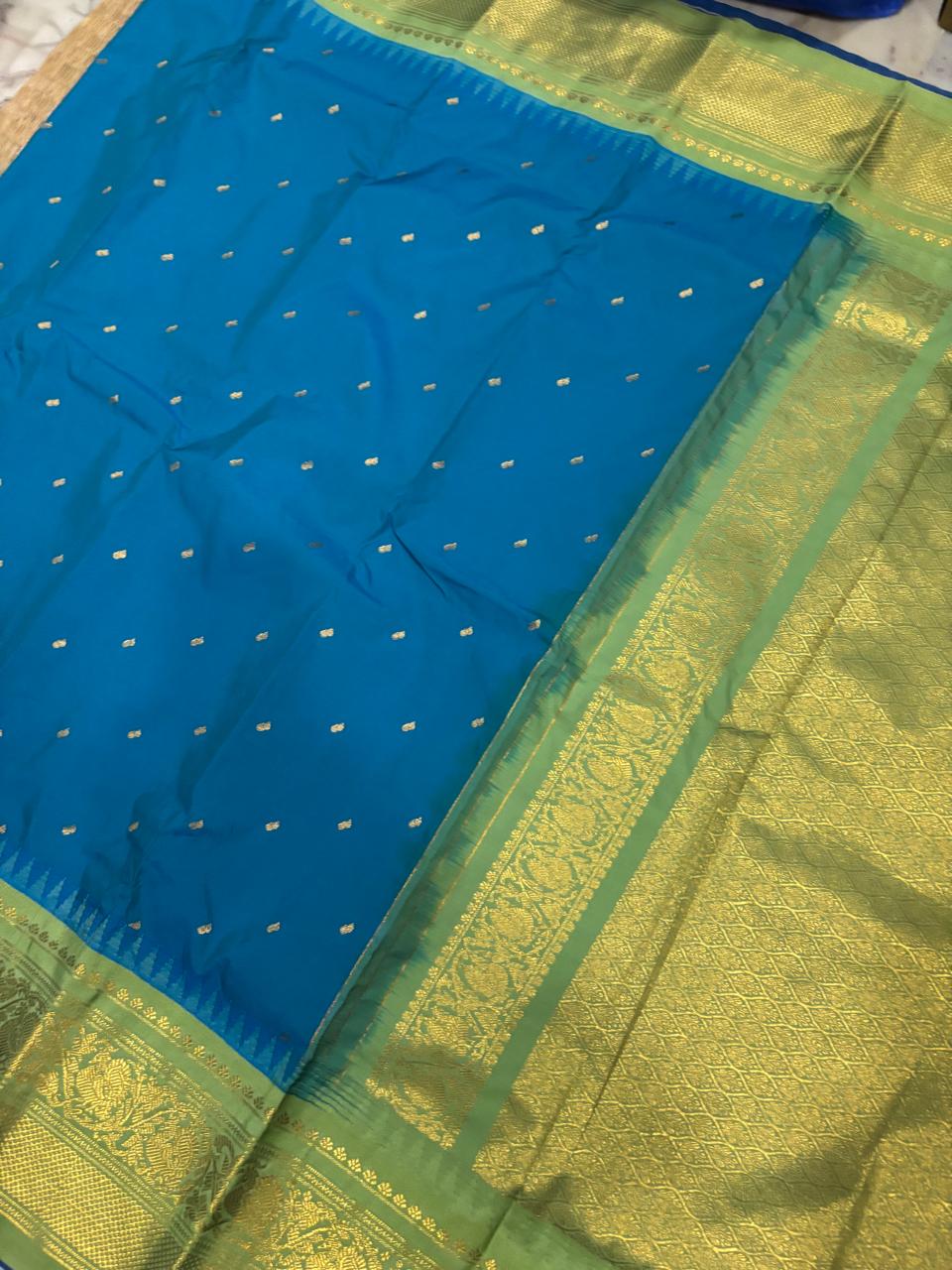 Semi Gadwal Silk Saree