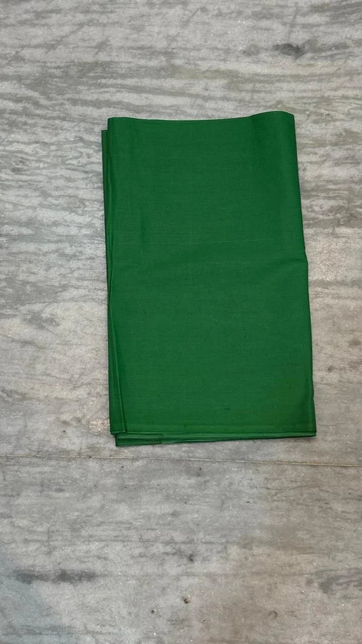 Purple Zig-Zag Ikat & Emerald Green Handloom Suit Set - pochampallysarees.com