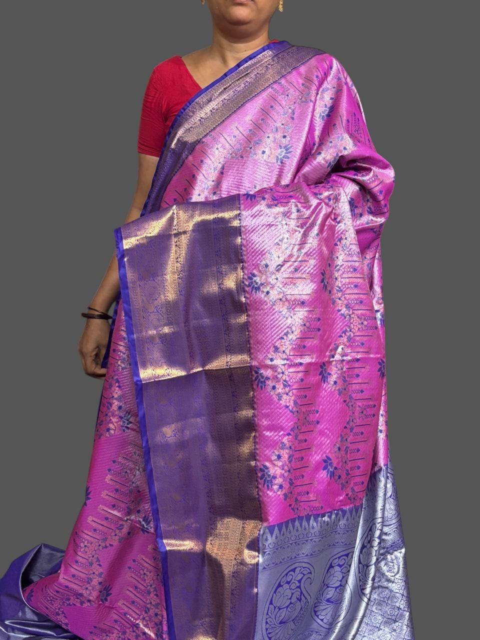 DHARMAVARAM SAREE TISSUE - pochampallysarees.com