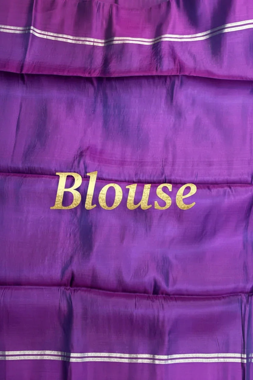 Elegant Soft Silk Saree with Rich Zari Border - pochampallysarees.com