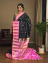 GADWAL SILK SARI BLACK - pochampallysarees.com
