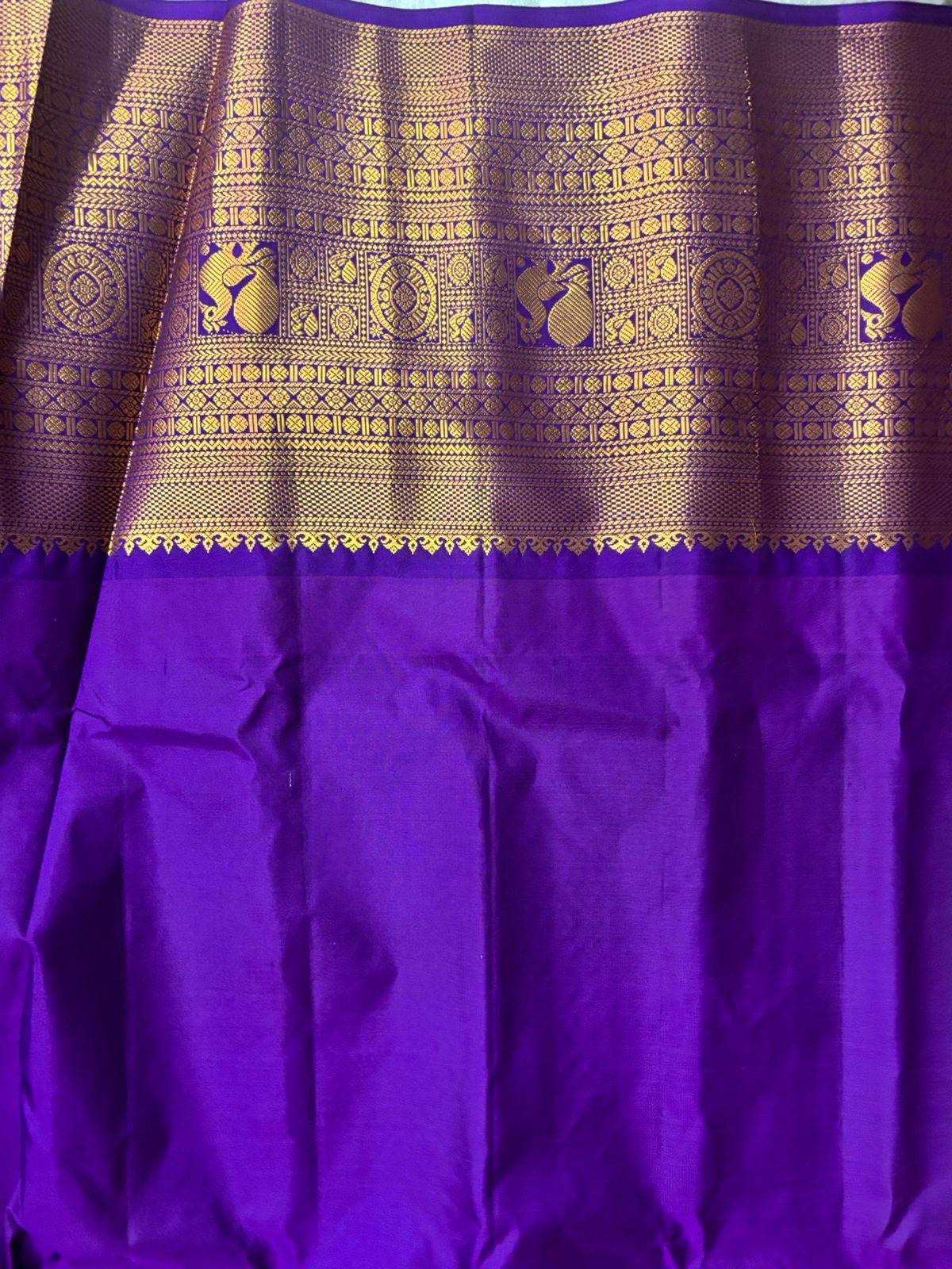 GADWAL SILK SARI PINK - pochampallysarees.com