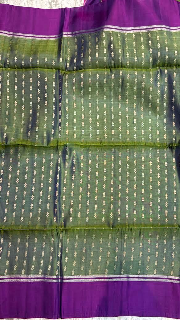 Elegant Soft Silk Saree with Rich Zari Border - pochampallysarees.com