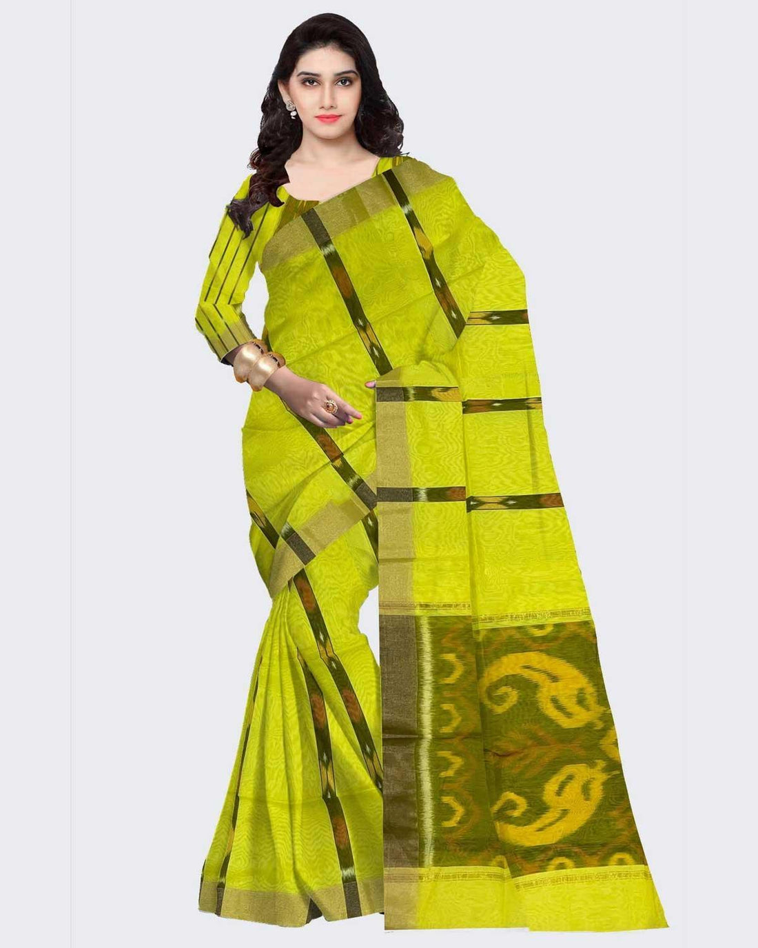 IKKAT POCHAMPALLI MULTI COLOR SAREE - pochampallysarees.com