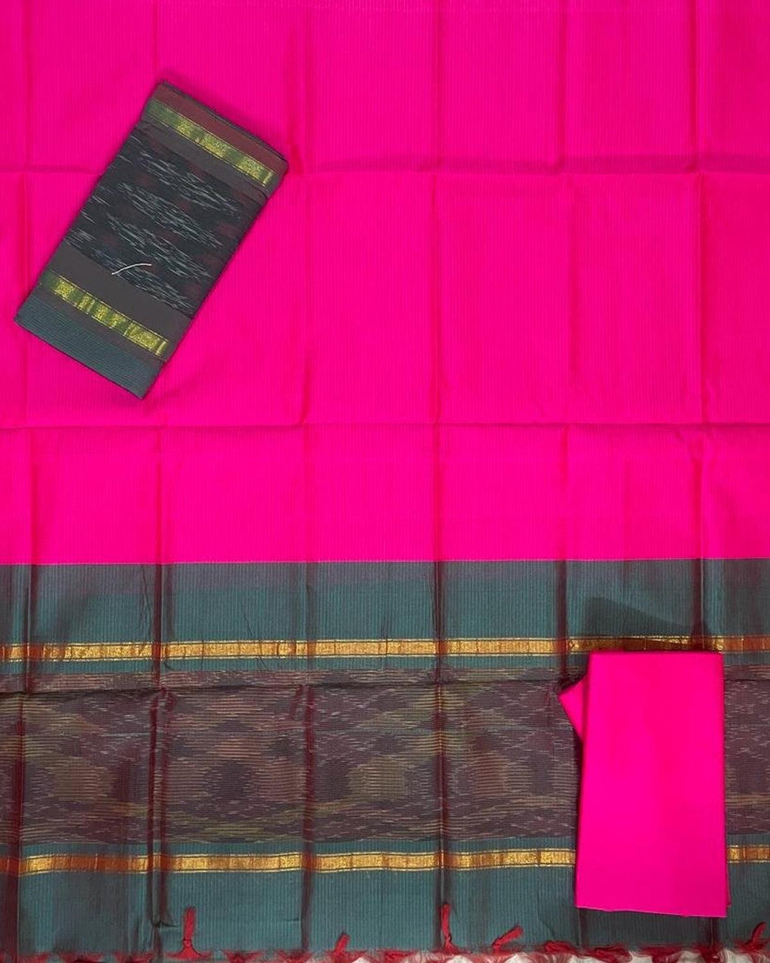 IKKAT POLY COTTON DRESS MATERIAL - pochampallysarees.com