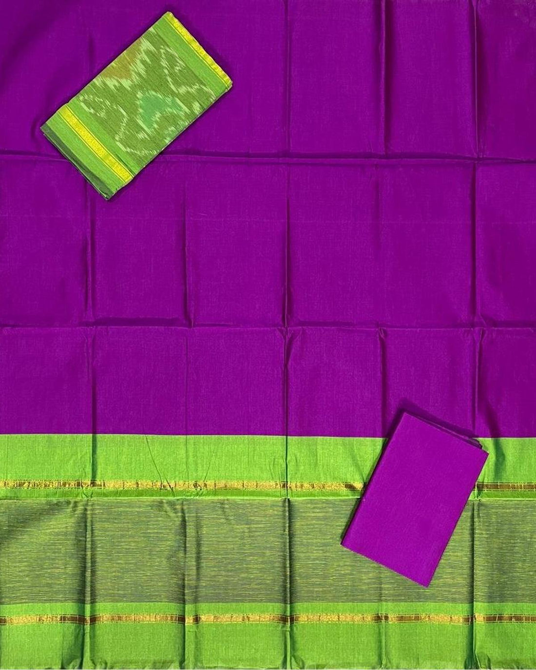 IKKAT POLY COTTON DRESS MATERIAL - pochampallysarees.com