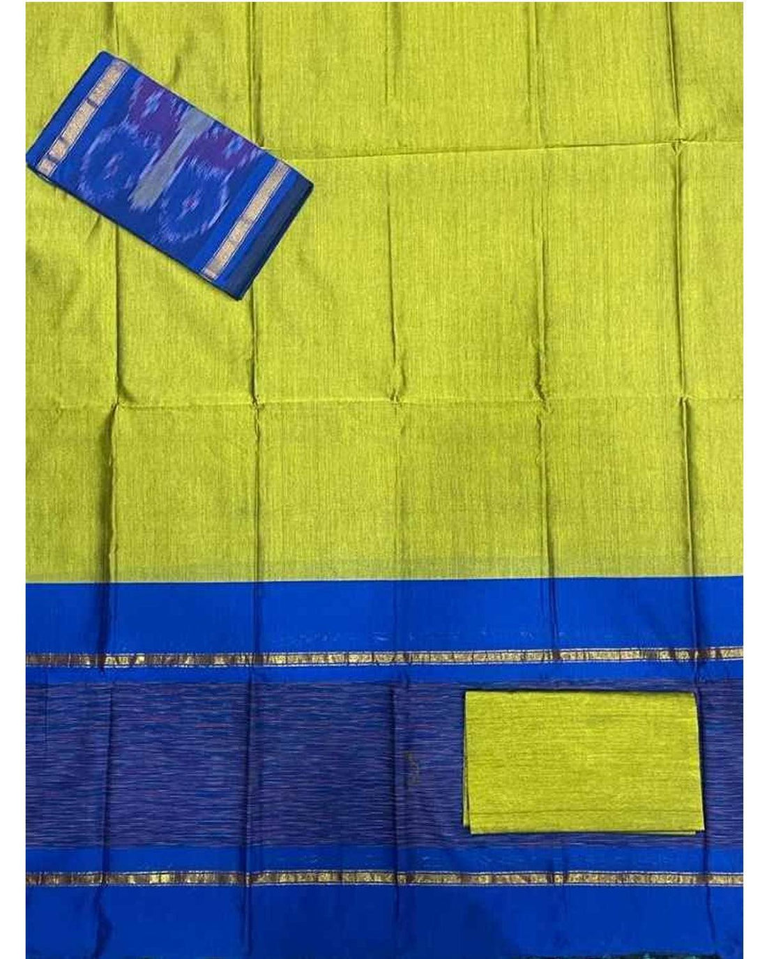 IKKAT POLY COTTON DRESS MATERIAL - pochampallysarees.com