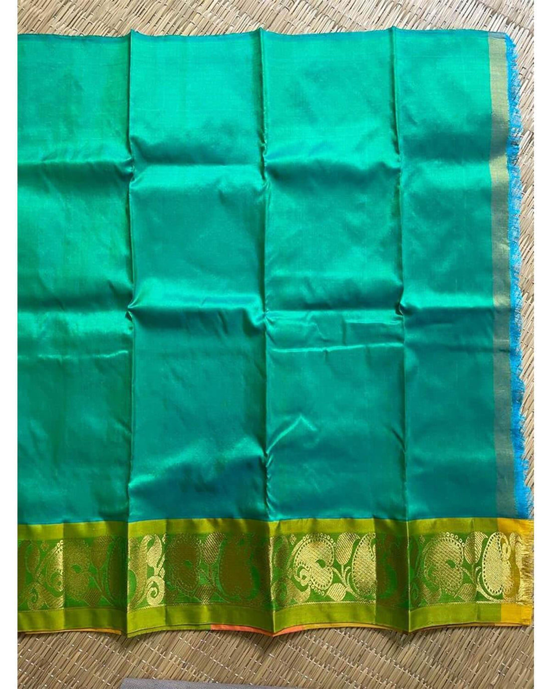 KANCHI PATTU MULTI COLOR PAVADAI FOR KIDS - pochampallysarees.com