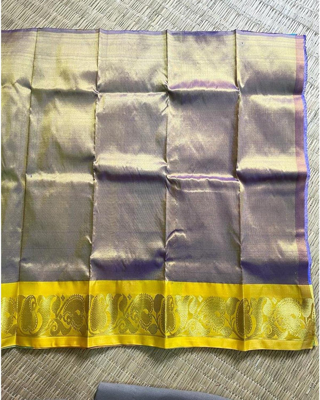 KANCHIPURAM PATTU MULTI COLOR PAVADAI FOR BABIE - pochampallysarees.com