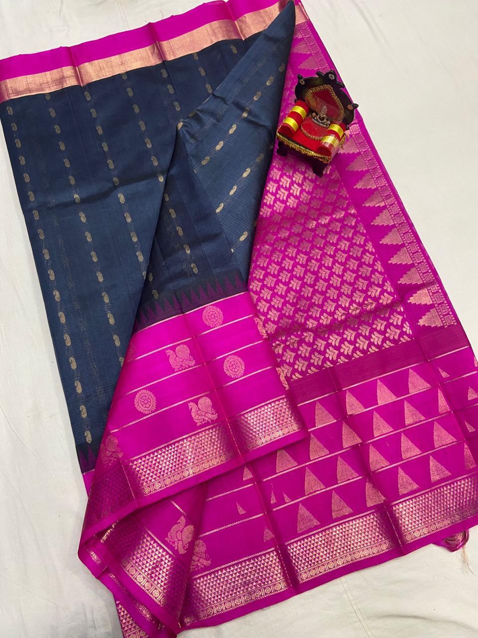 KUPPADAM PATTU SAREE - pochampallysarees.com