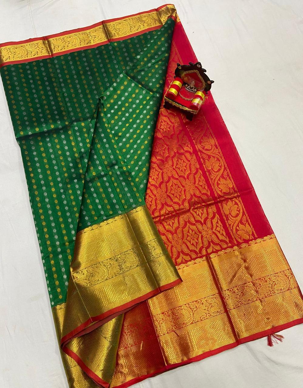 KUPPADAM PATTU SAREE - pochampallysarees.com