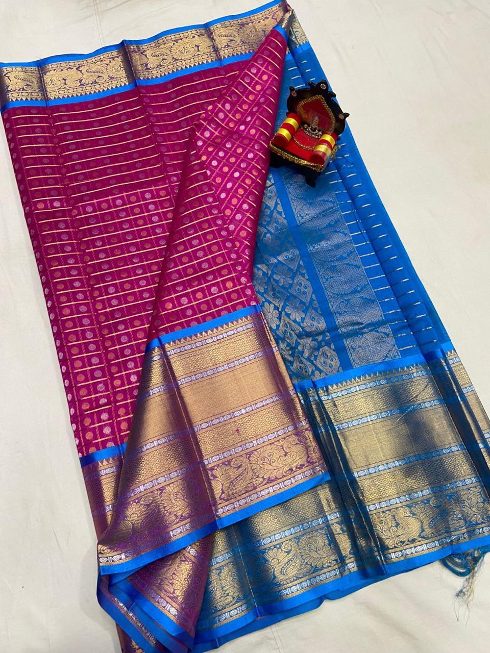 KUPPADAM PATTU SAREE - pochampallysarees.com