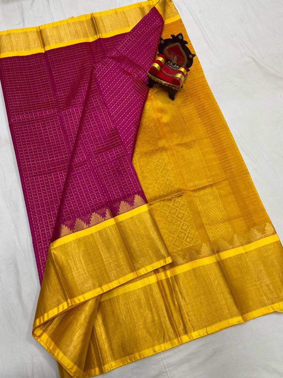 KUPPADAM PATTU SAREE - pochampallysarees.com