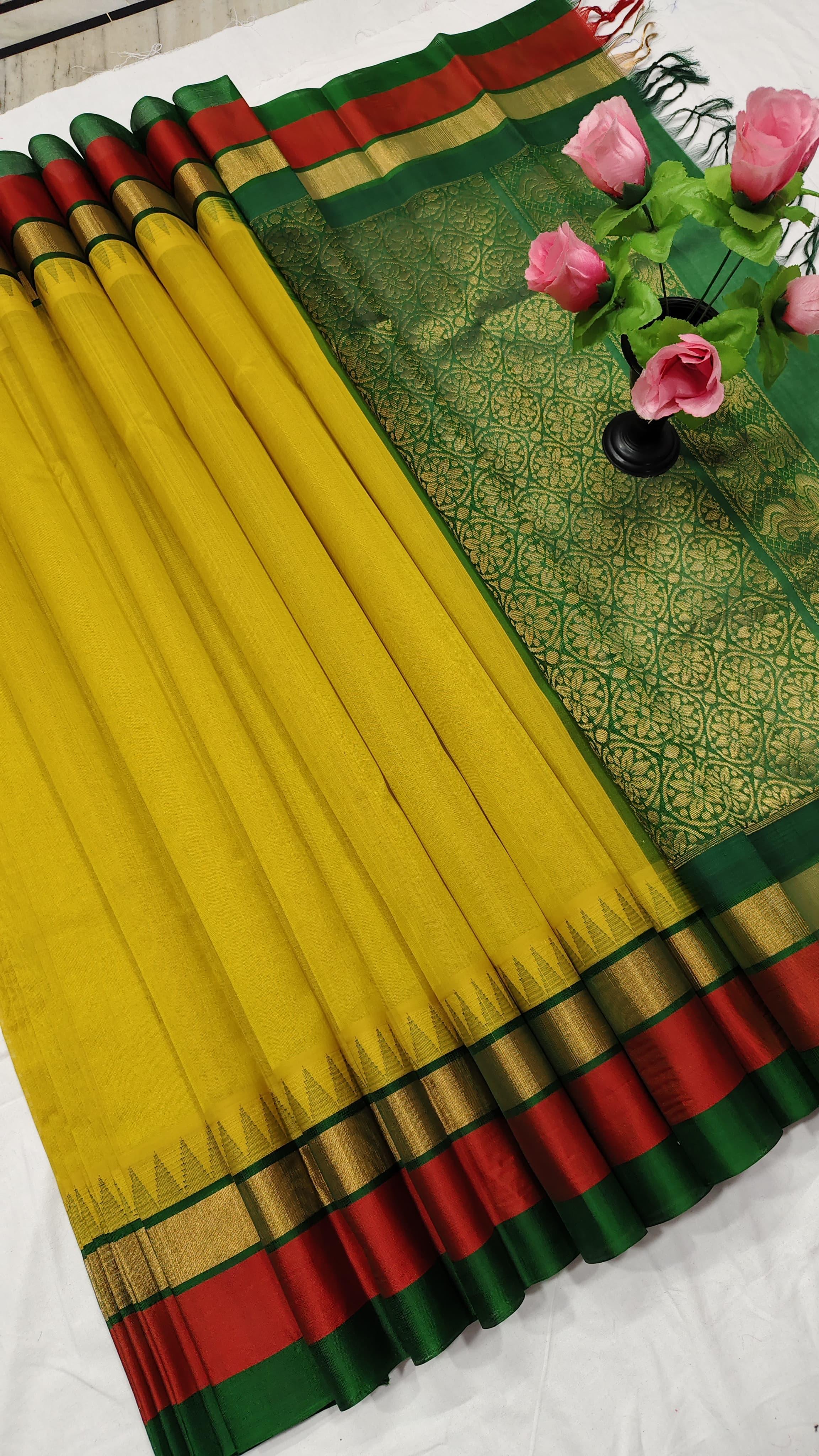 Kuppadam Pattu Saree - pochampallysarees.com