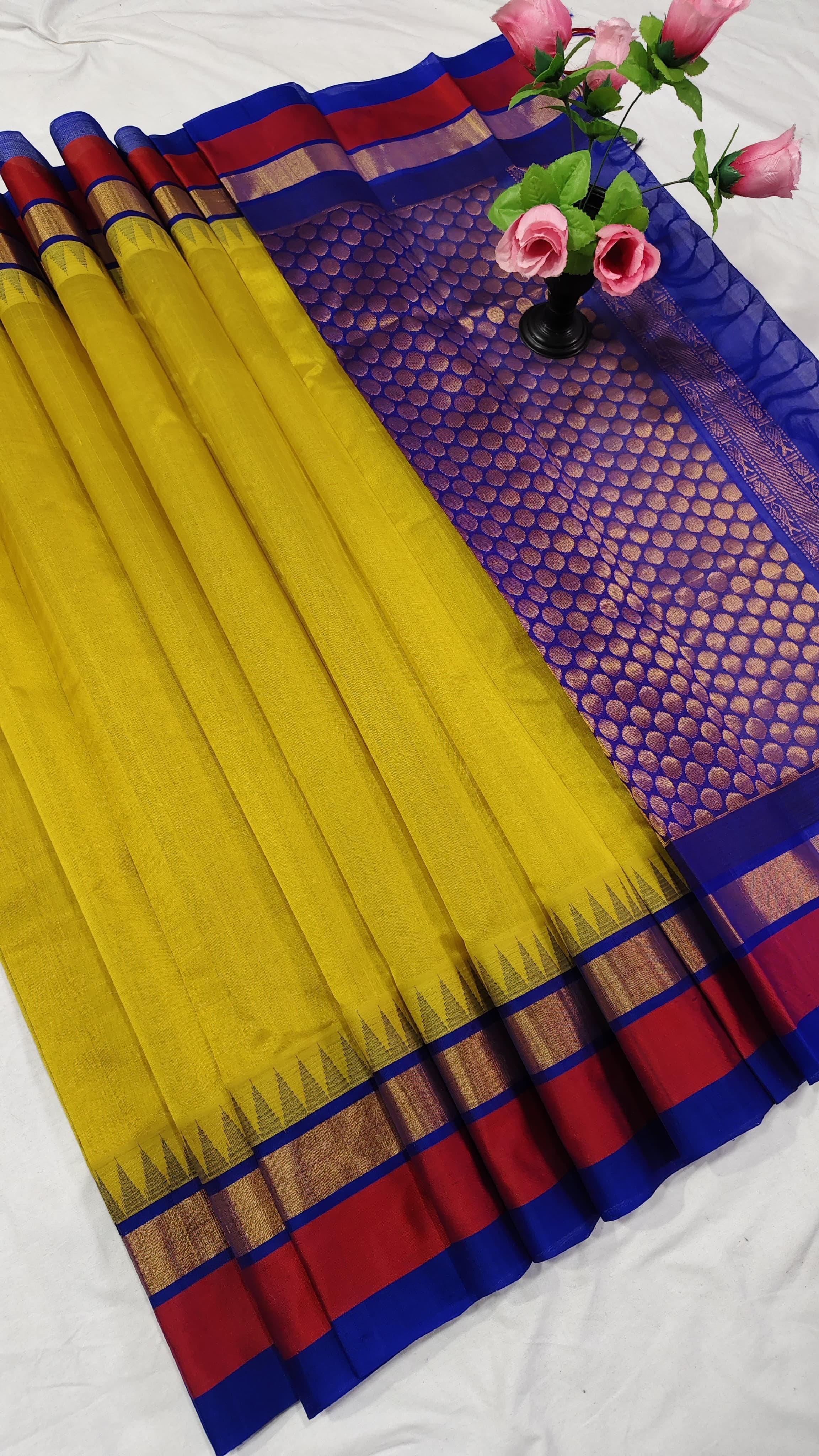 Kuppadam Pattu Saree - pochampallysarees.com
