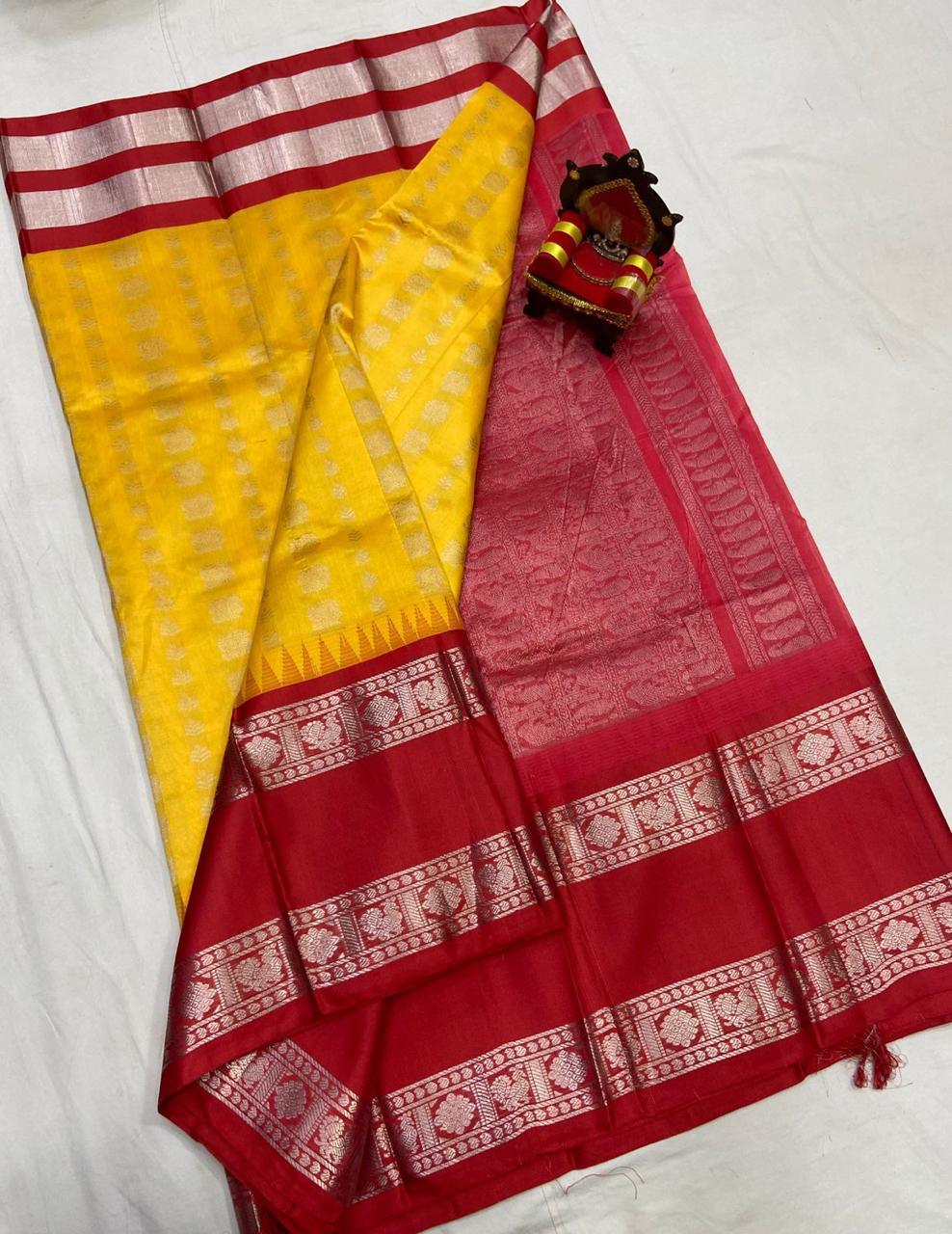 KUPPADAM PATTU SAREE - pochampallysarees.com