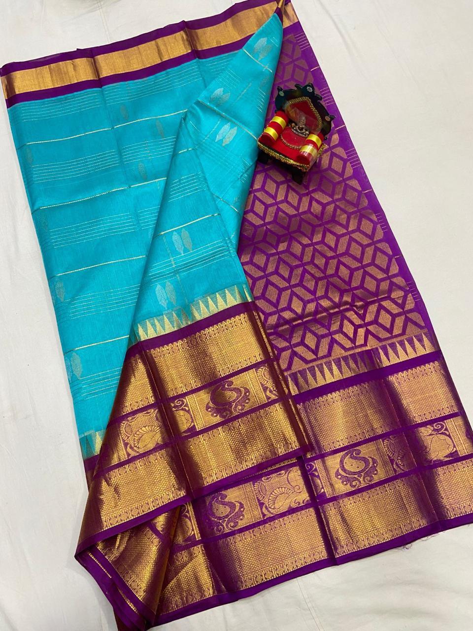 KUPPADAM PATTU SAREE - pochampallysarees.com