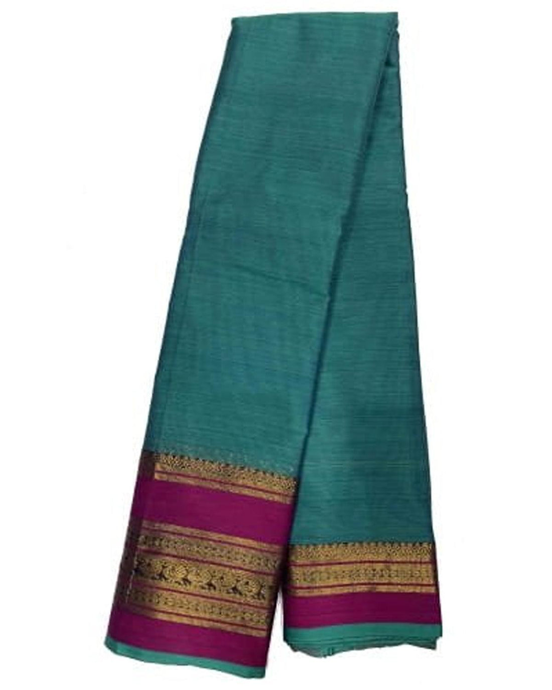 NARAYANPET SAREE GREEN COLOR - pochampallysarees.com