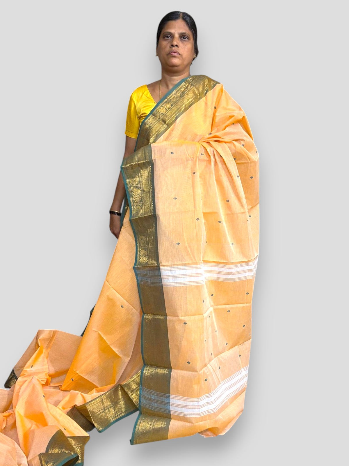 NARAYANPET COTTON Dual Shade Sari