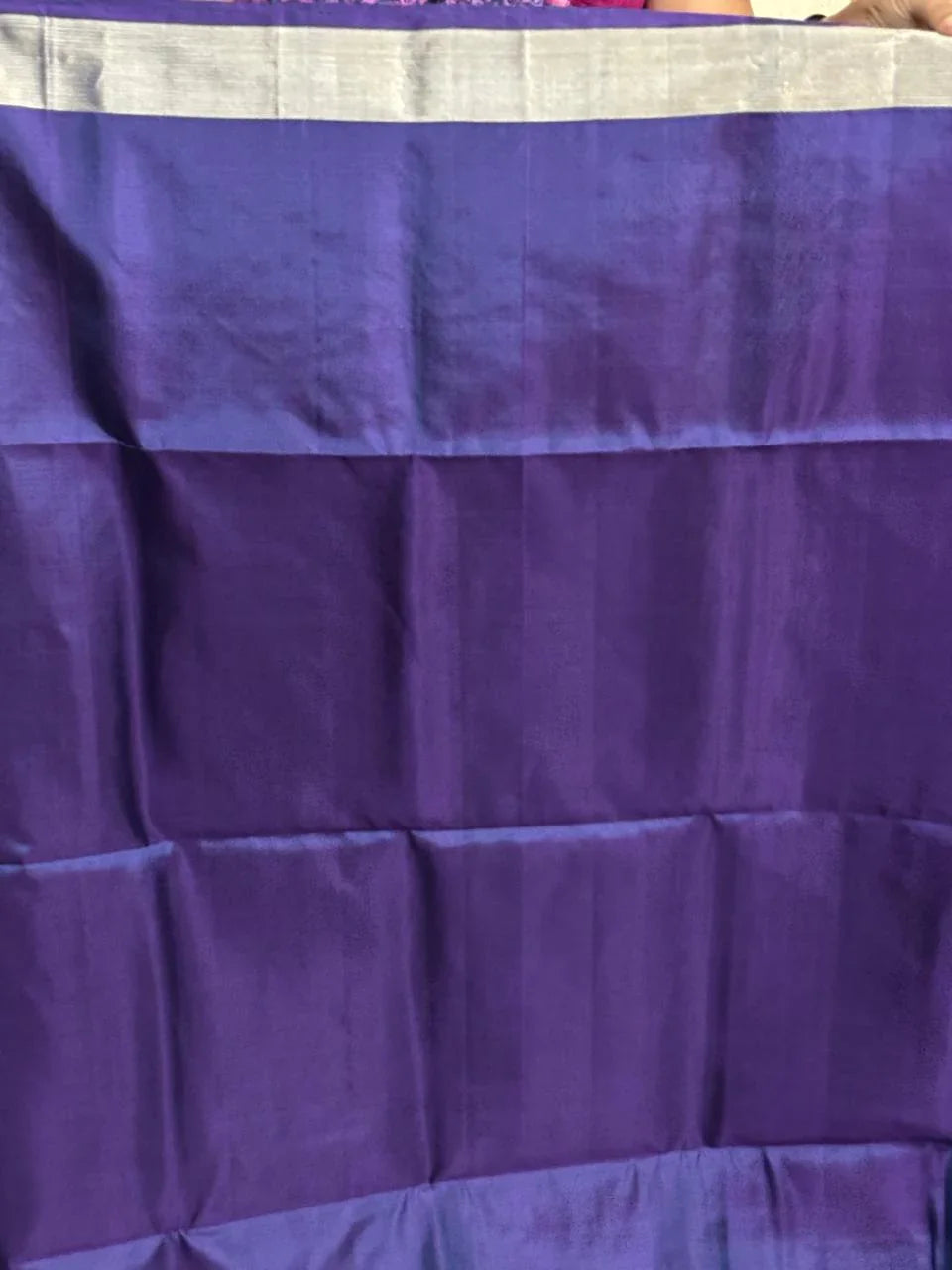 Peacock Blue Lavender Color Designer Kanchi Pure Soft Silk Saree - pochampallysarees.com